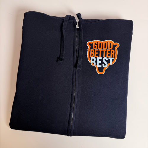 Good Better Best Zip Up Sweatshirt