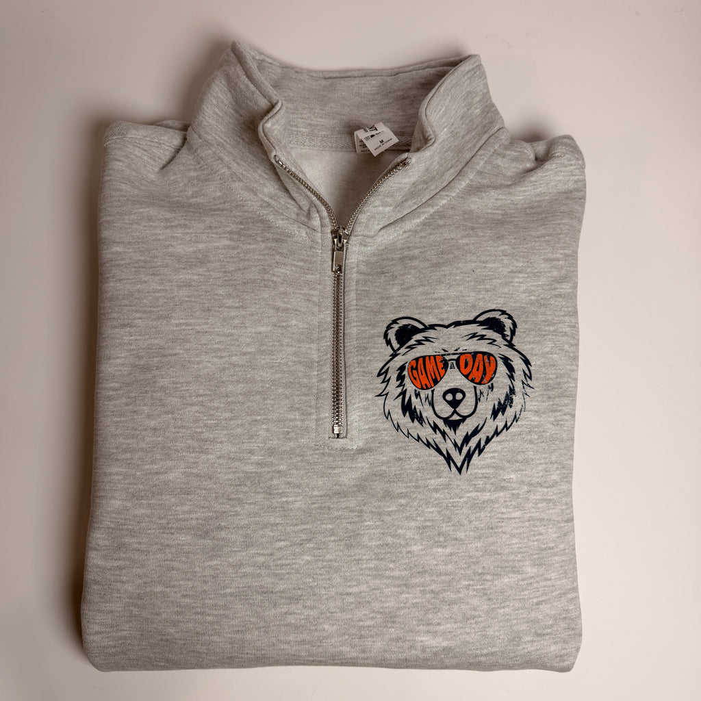 Sundays Are Better In Chicago Quarter Zip Sweater