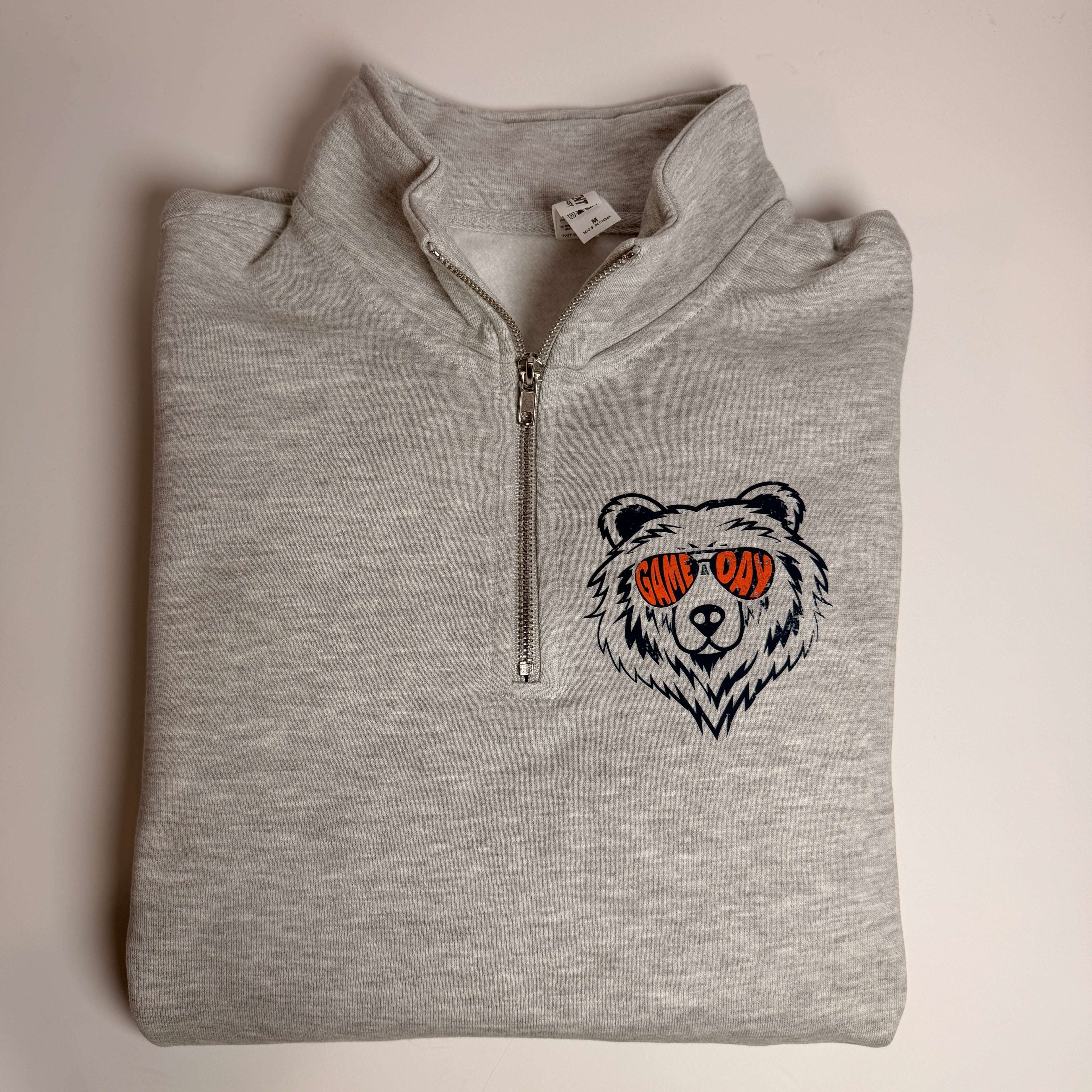 Sundays Are Better In Chicago Quarter Zip Sweater