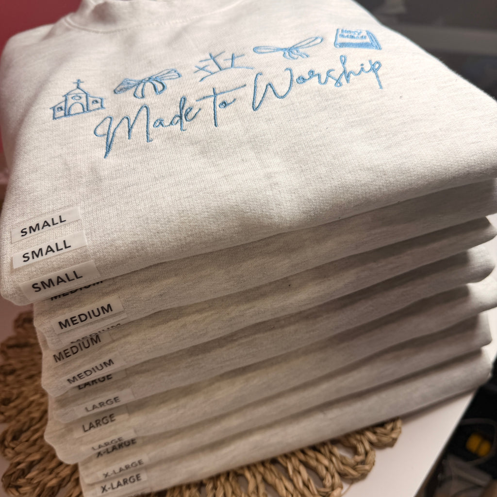 Made to Worship embroidered Sweatshirt