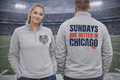Sundays Are Better In Chicago Quarter Zip Sweater